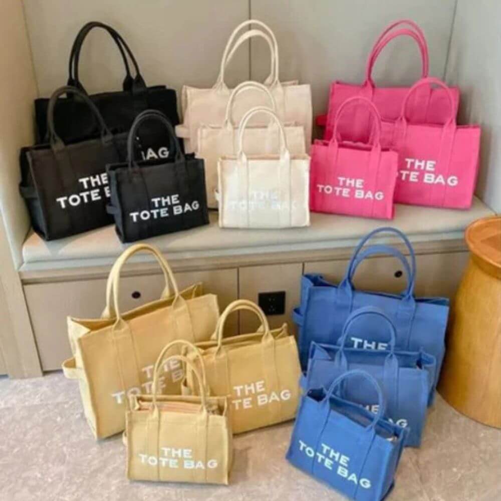 Canvas Tote Bag for Women – Stylish Shoulder Bag with Large Capacity