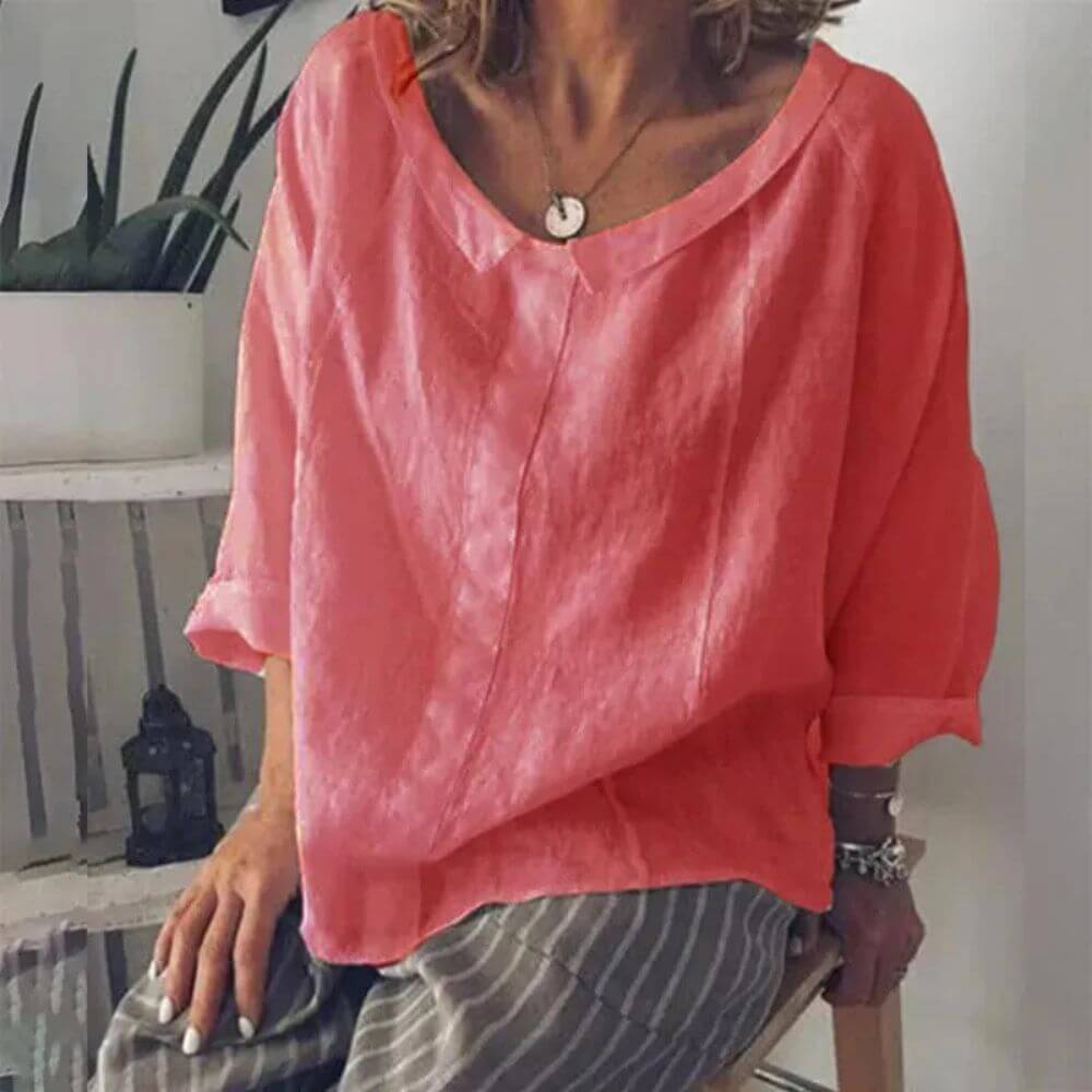 Loose Fit Blouse for Women – Casual Everyday Style, Lightweight Feel
