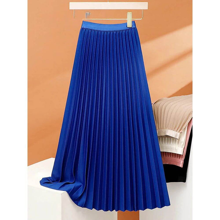 Elegant Pleated Skirt for Women – Elegant High-Waist Skirt