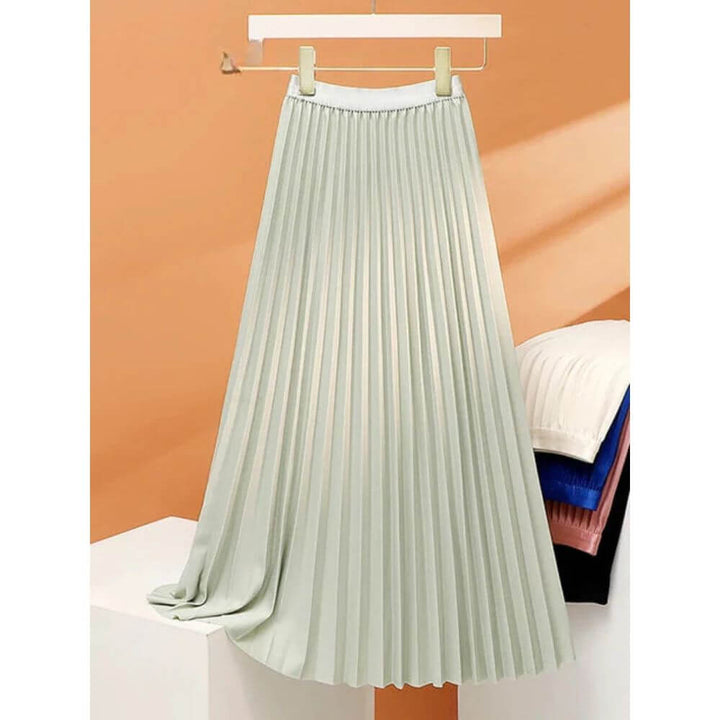 Elegant Pleated Skirt for Women – Elegant High-Waist Skirt