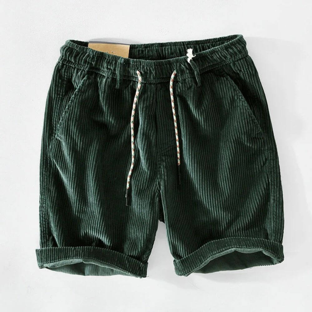 Men’s Elastic Waist Casual Shorts – Relaxed Fit Summer Style