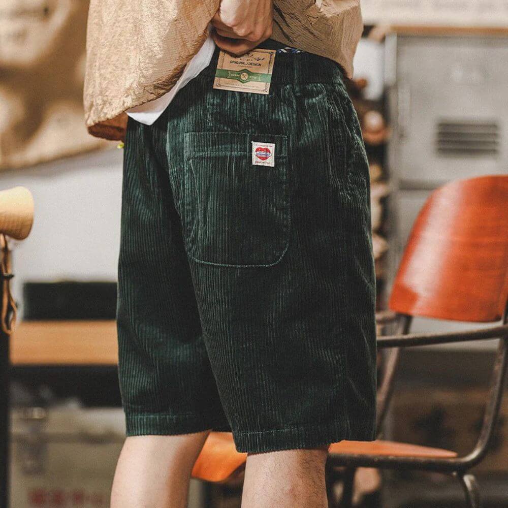 Men’s Elastic Waist Casual Shorts – Relaxed Fit Summer Style