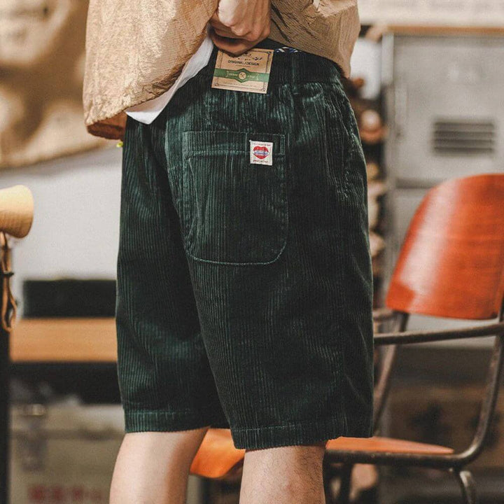 Men’s Elastic Waist Casual Shorts – Relaxed Fit Summer Style