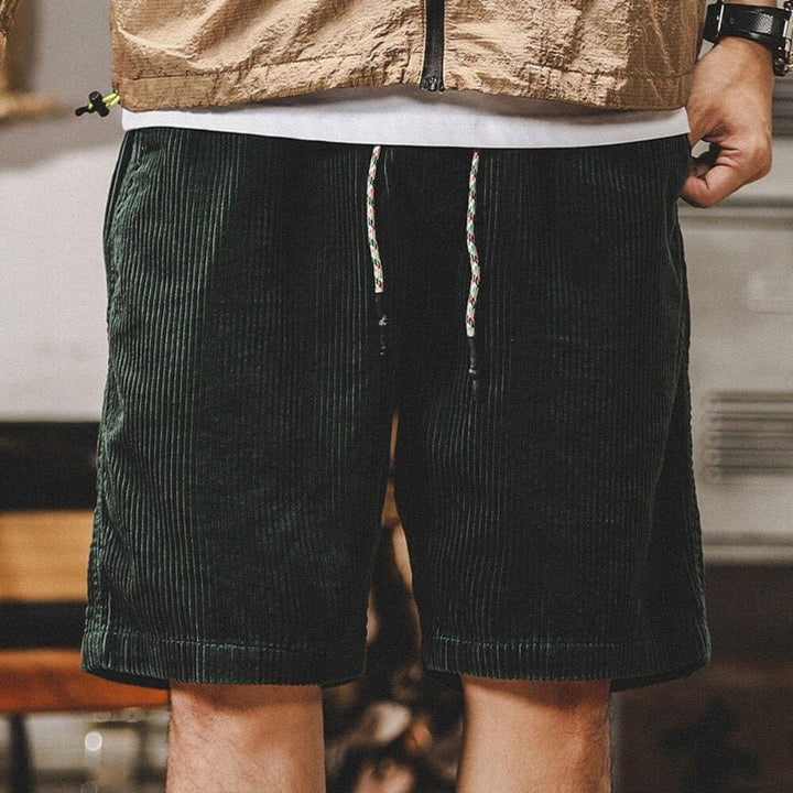 Men’s Elastic Waist Casual Shorts – Relaxed Fit Summer Style