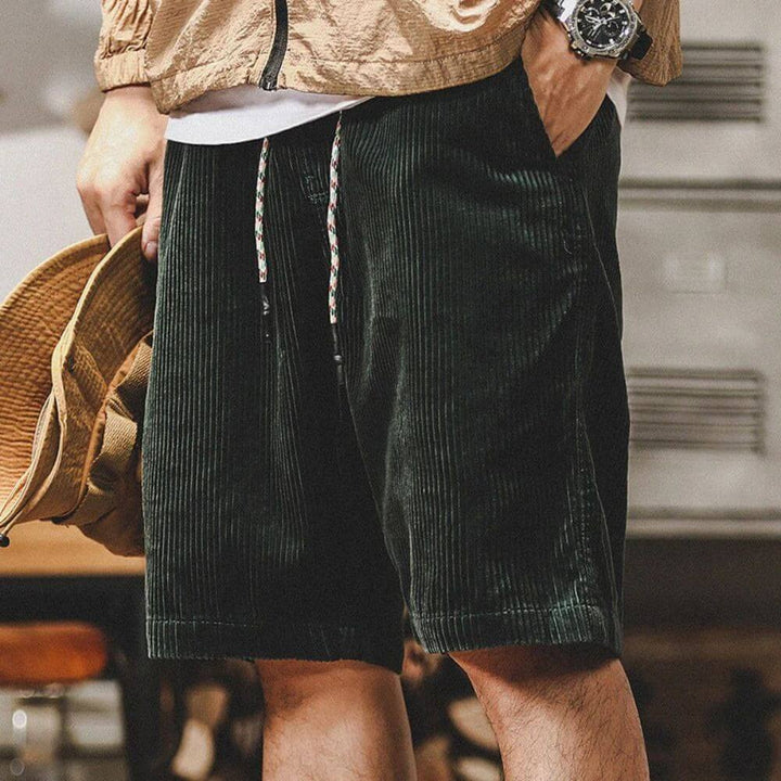Men’s Elastic Waist Casual Shorts – Relaxed Fit Summer Style