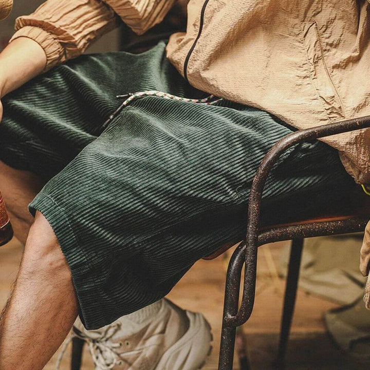 Men’s Elastic Waist Casual Shorts – Relaxed Fit Summer Style