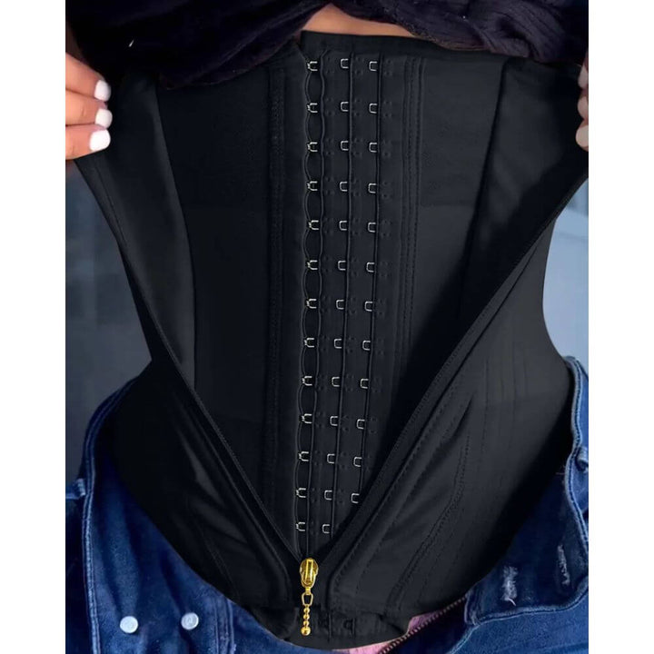 Waist Trainer Corset for Women with Zipper and Hooks