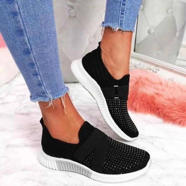 Comfortable Slip-On Casual Walking Sneakers
