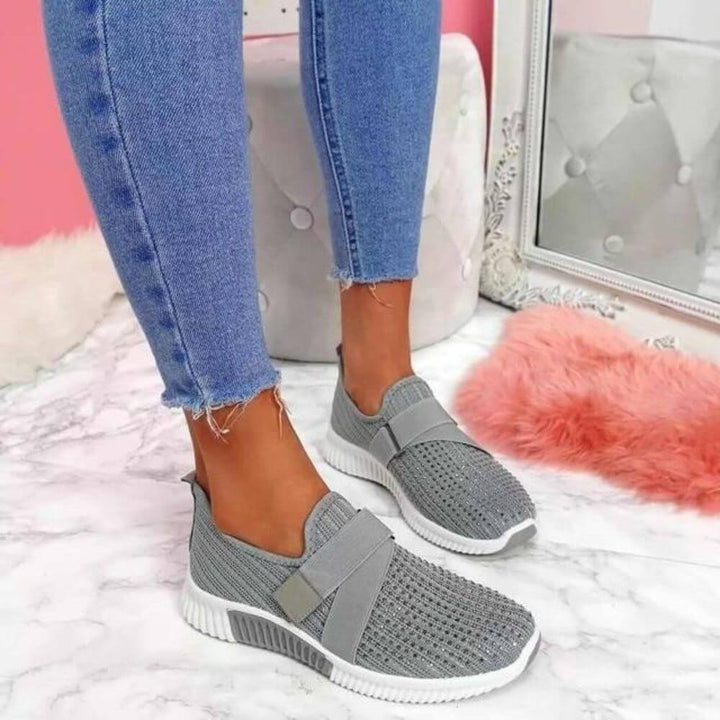 Comfortable Slip-On Casual Walking Sneakers