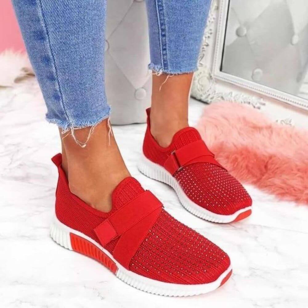 Comfortable Slip-On Casual Walking Sneakers