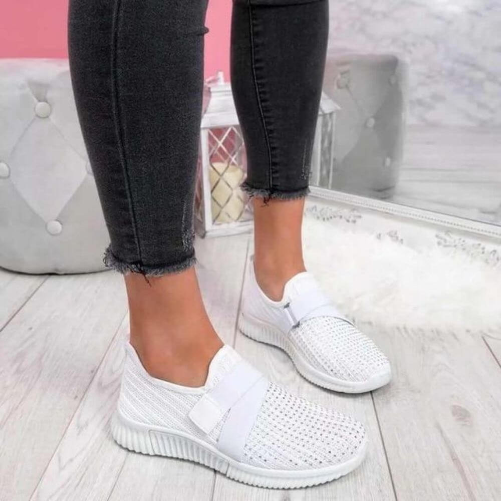 Comfortable Slip-On Casual Walking Sneakers