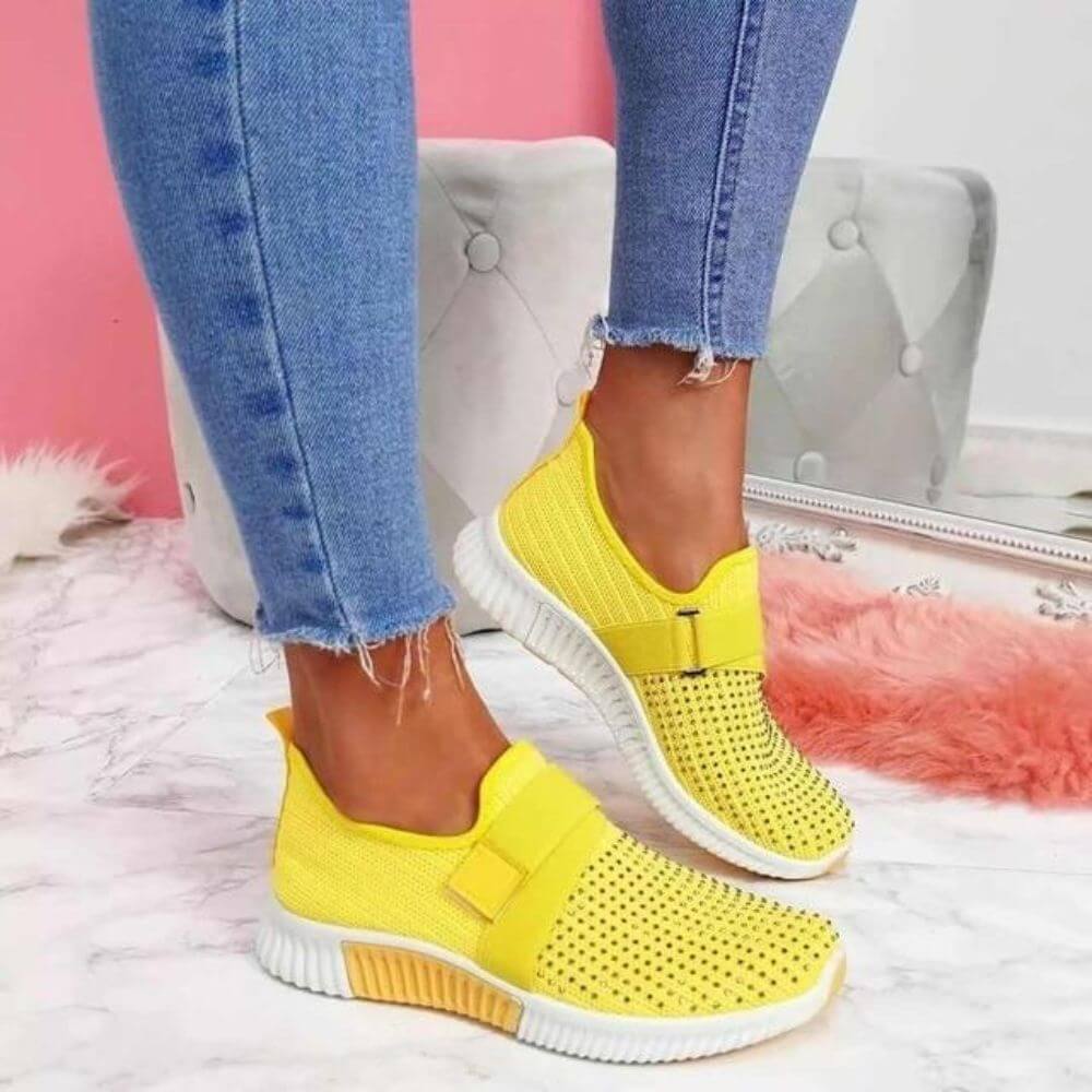 Comfortable Slip-On Casual Walking Sneakers