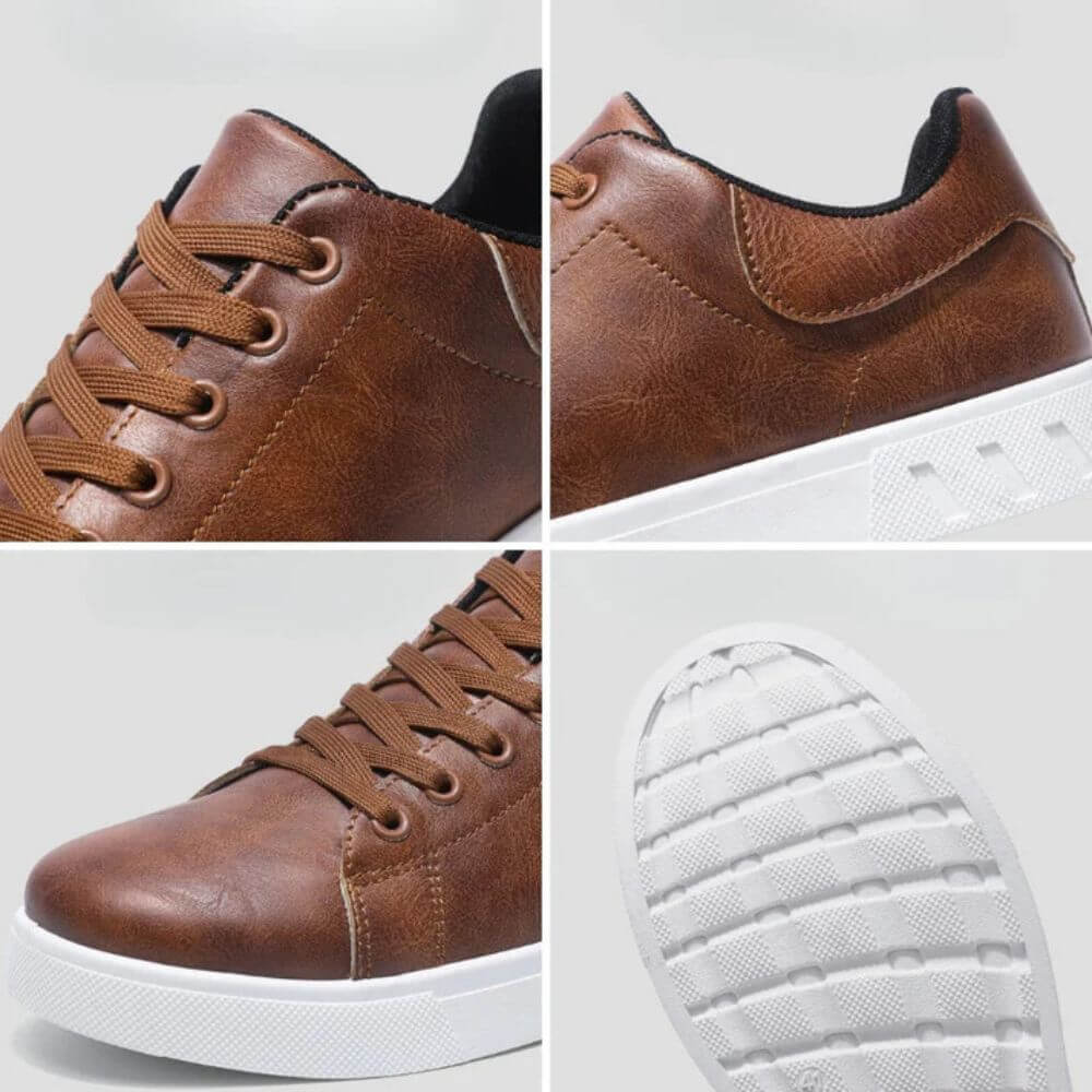 Comfortable Casual Lace-Up Sneakers for Men