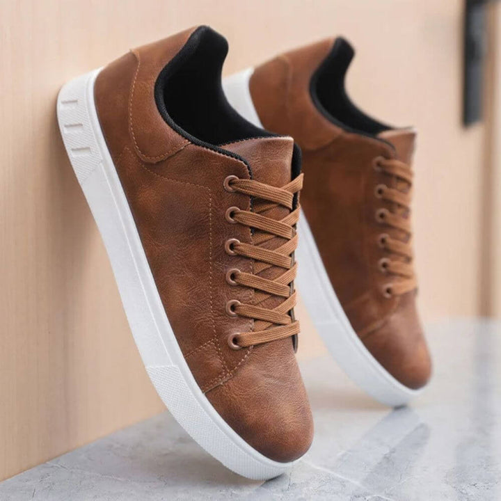 Comfortable Casual Lace-Up Sneakers for Men