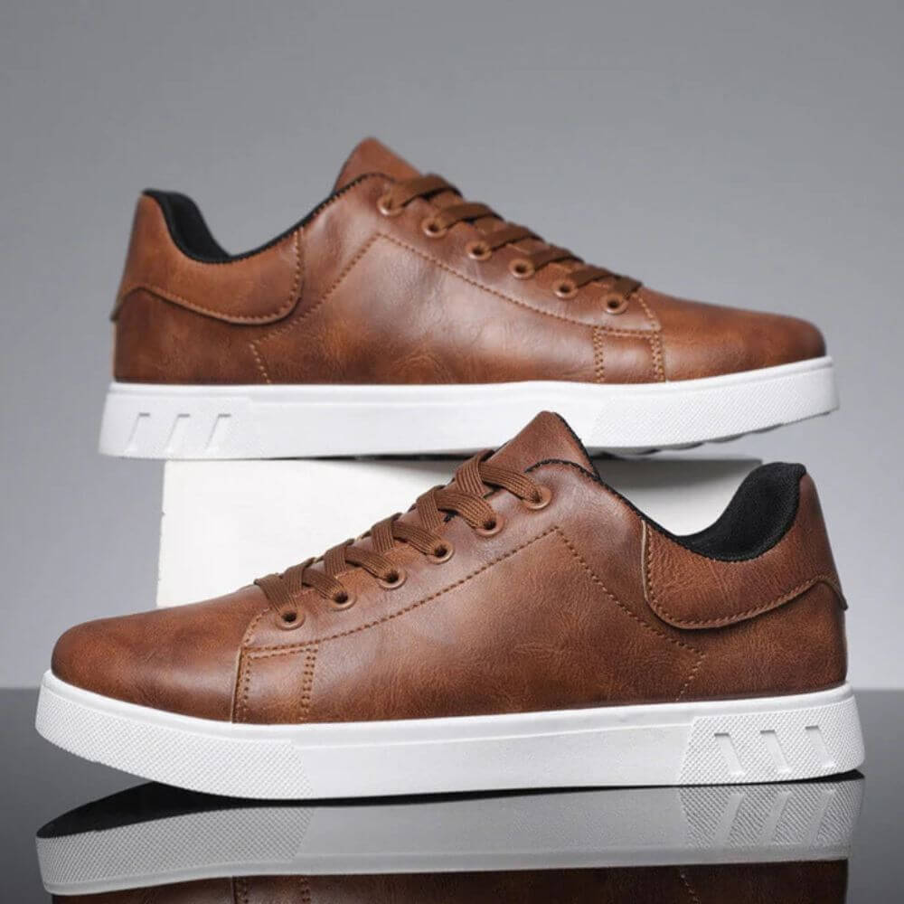 Comfortable Casual Lace-Up Sneakers for Men