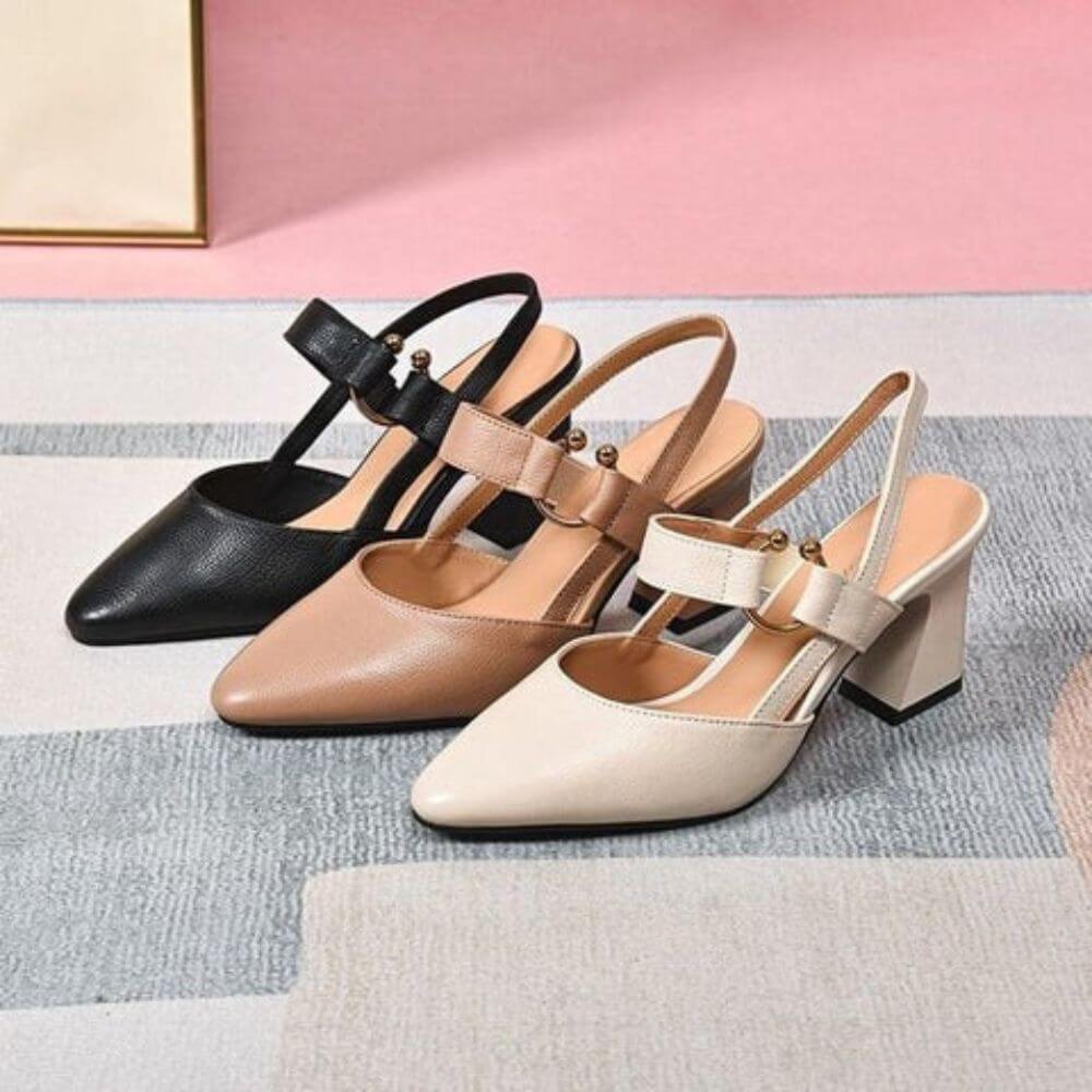 Comfortable Block High Heels for Women