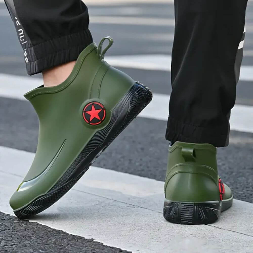 Comfortable Slip-On Rain Boots for Men