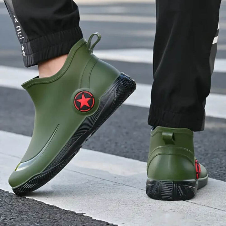 Comfortable Slip-On Rain Boots for Men