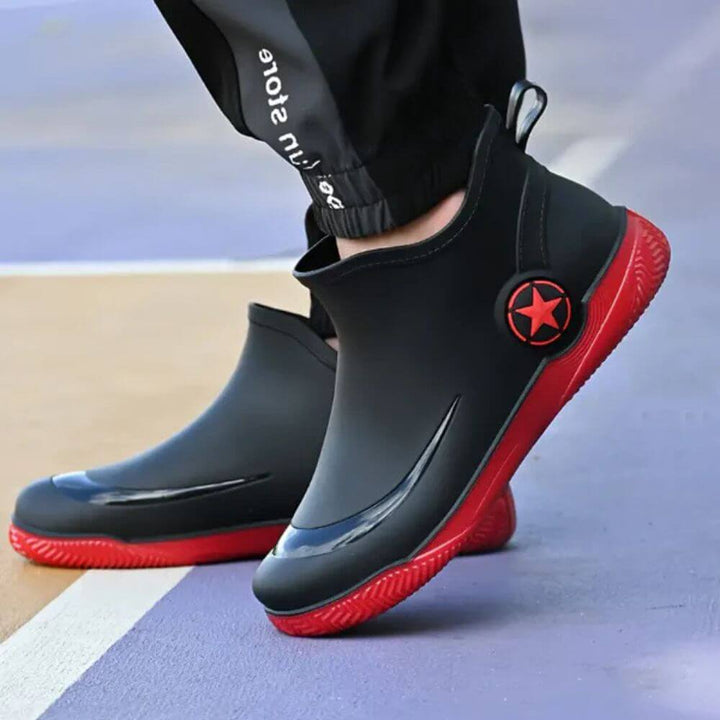 Comfortable Slip-On Rain Boots for Men