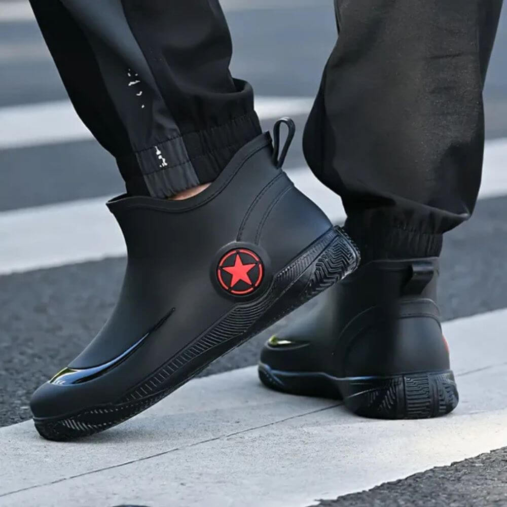 Comfortable Slip-On Rain Boots for Men