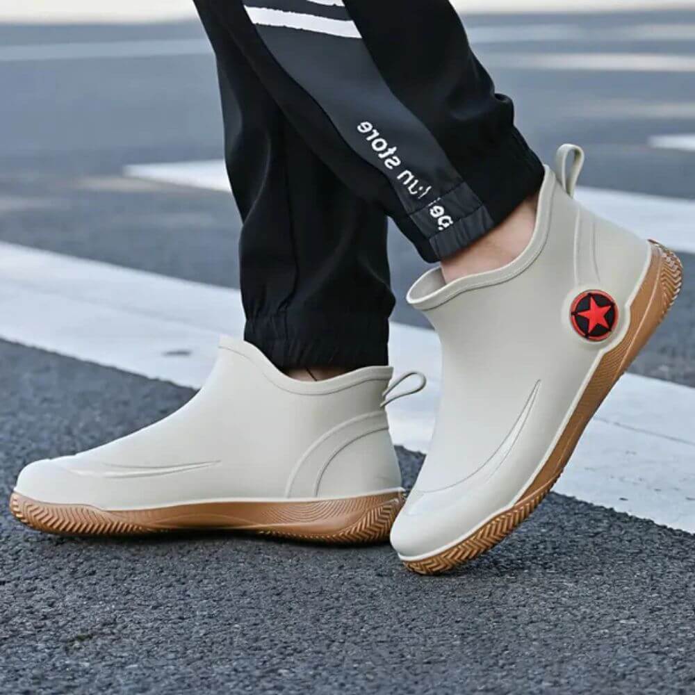 Comfortable Slip-On Rain Boots for Men