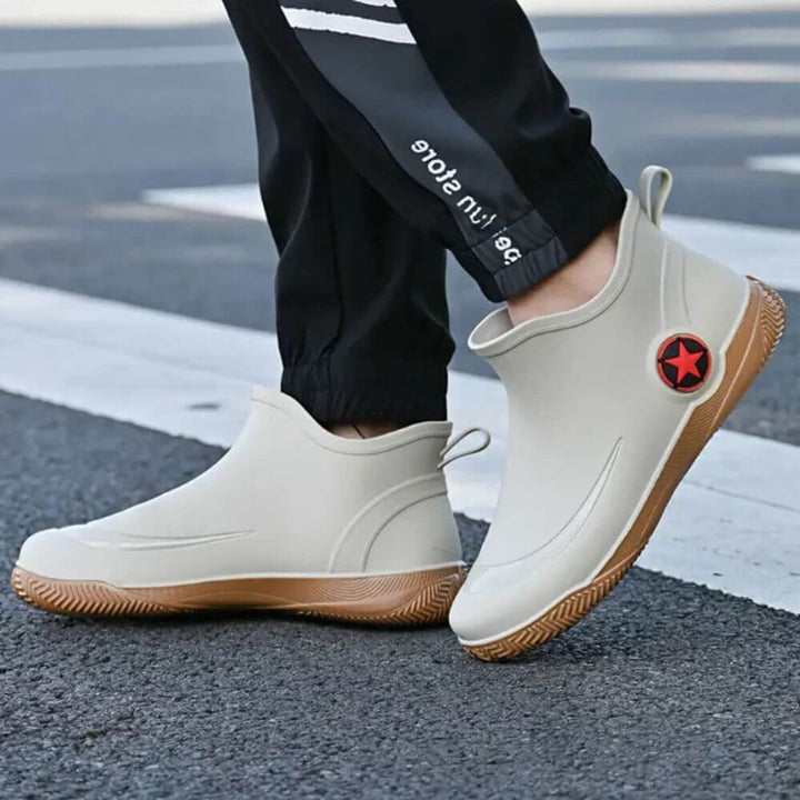 Comfortable Slip-On Rain Boots for Men