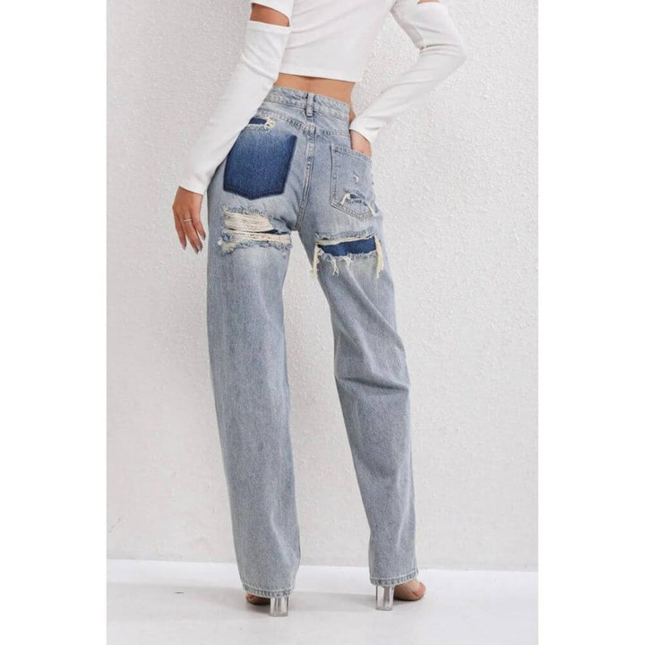 High-Waist Straight-Leg Jeans for Women – Casual Everyday Fit
