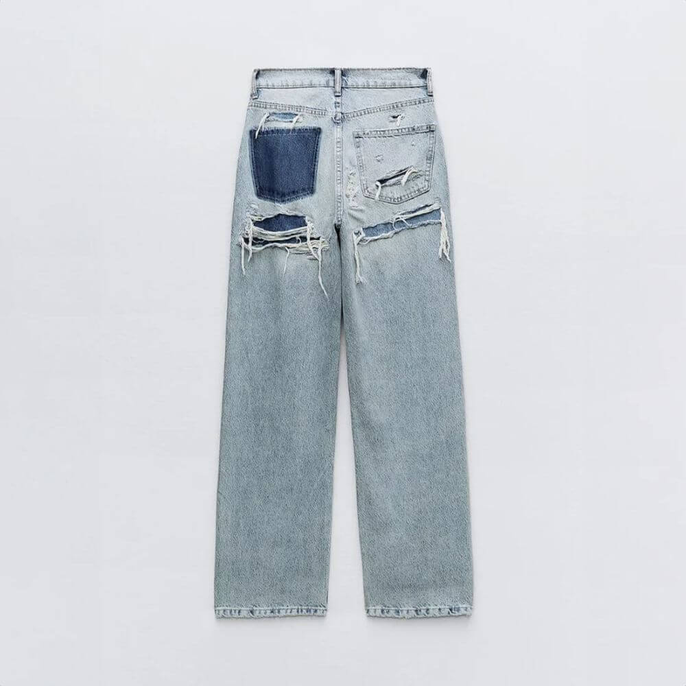 High-Waist Straight-Leg Jeans for Women – Casual Everyday Fit