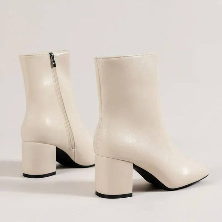 Comfortable Block Heel Ankle Boots