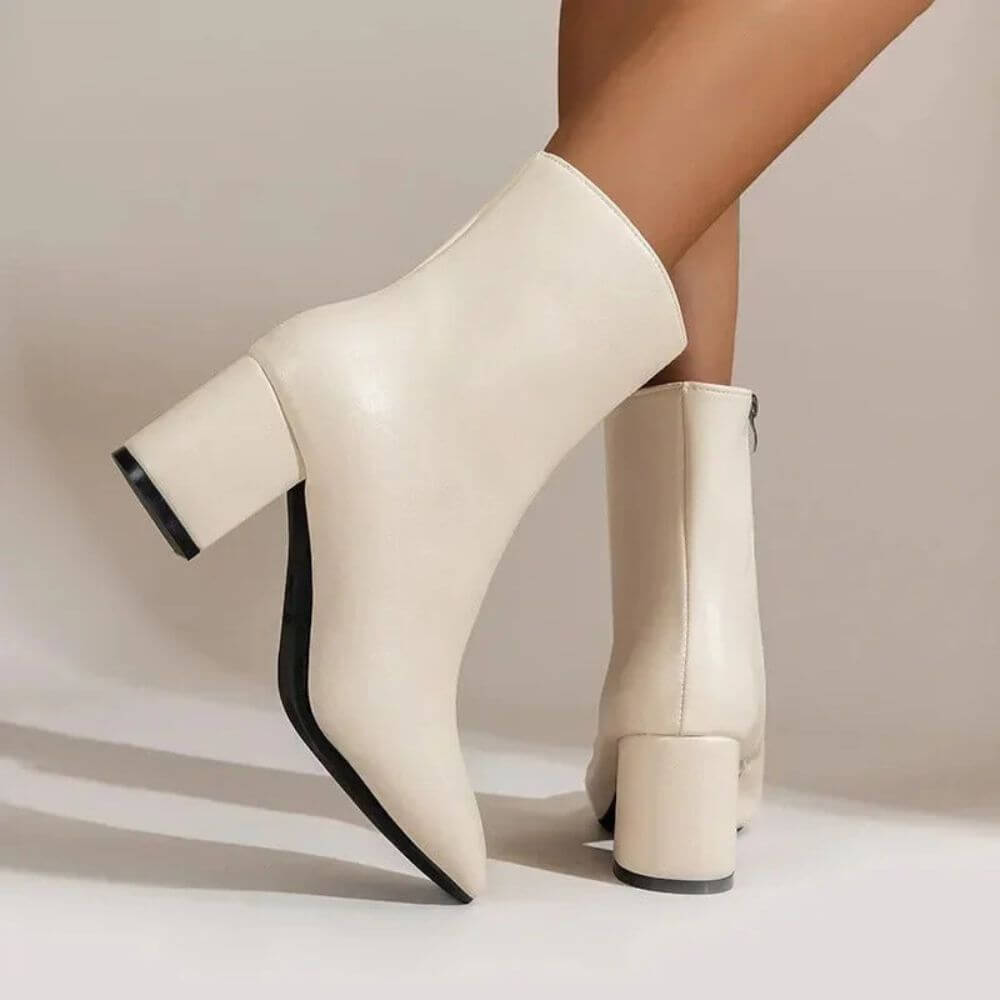 Comfortable Block Heel Ankle Boots
