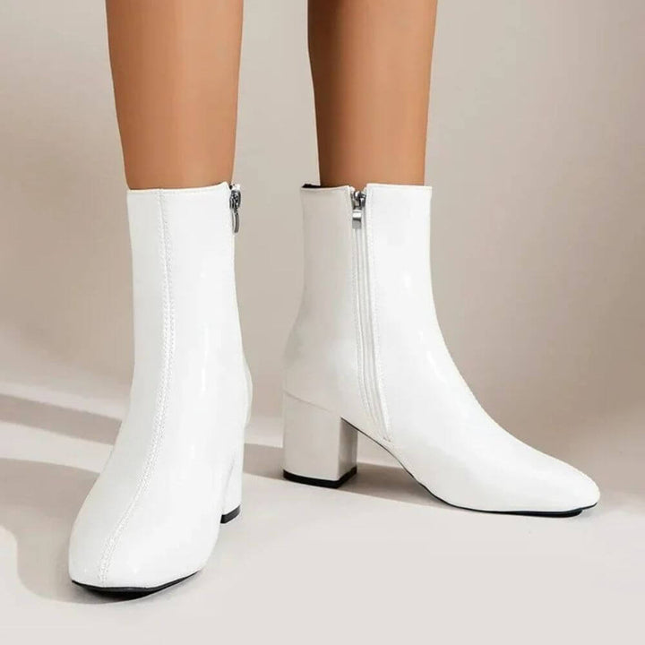 Comfortable Block Heel Ankle Boots