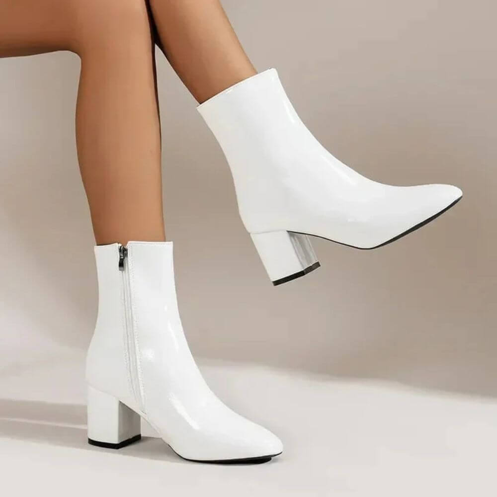 Comfortable Block Heel Ankle Boots