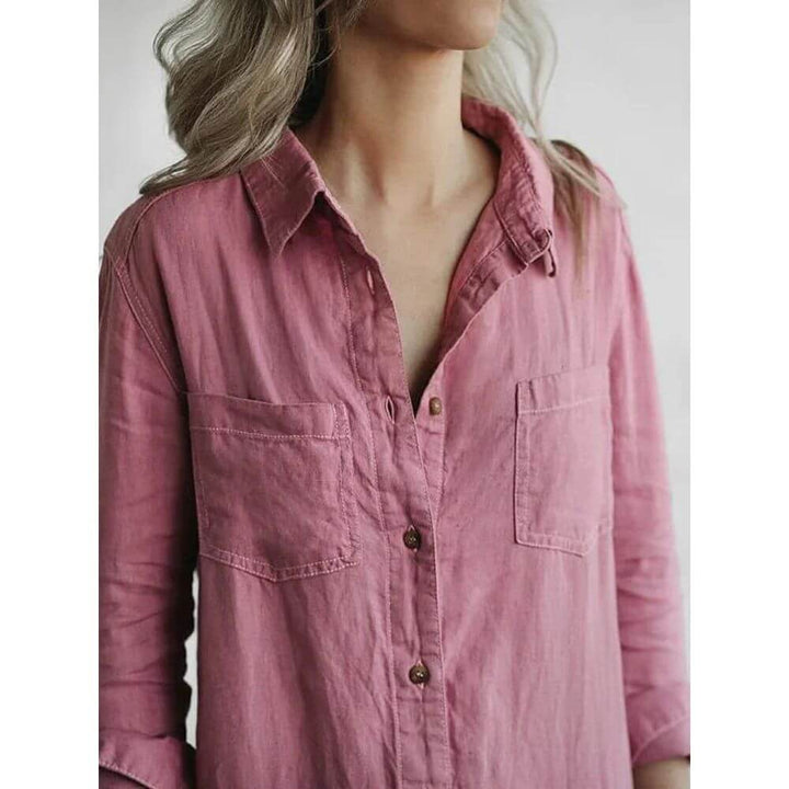 Women's Utility Jumpsuit with Button Front and Relaxed Fit