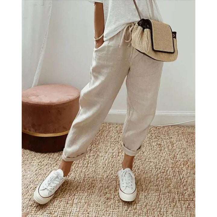 Casual Drawstring Jogger Pants for Women – Relaxed Fit Everyday Trousers
