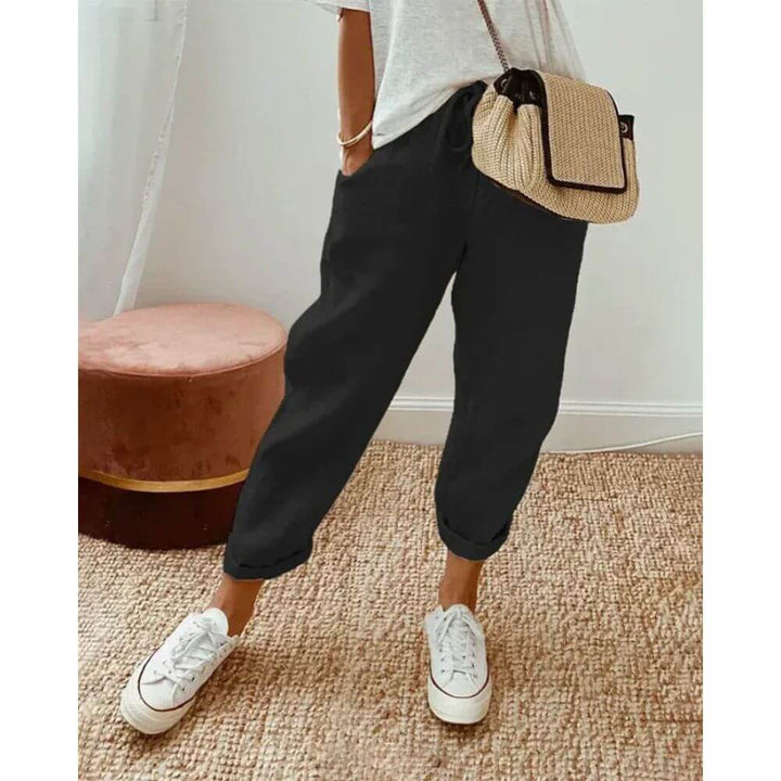 Casual Drawstring Jogger Pants for Women – Relaxed Fit Everyday Trousers