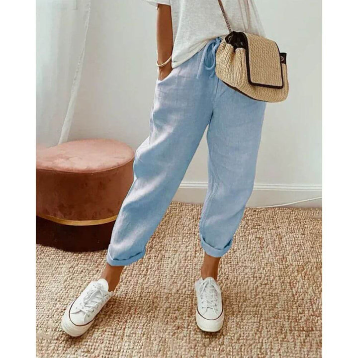 Casual Drawstring Jogger Pants for Women – Relaxed Fit Everyday Trousers