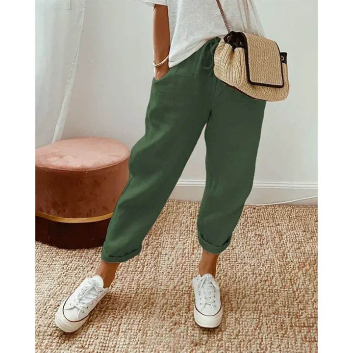 Casual Drawstring Jogger Pants for Women – Relaxed Fit Everyday Trousers