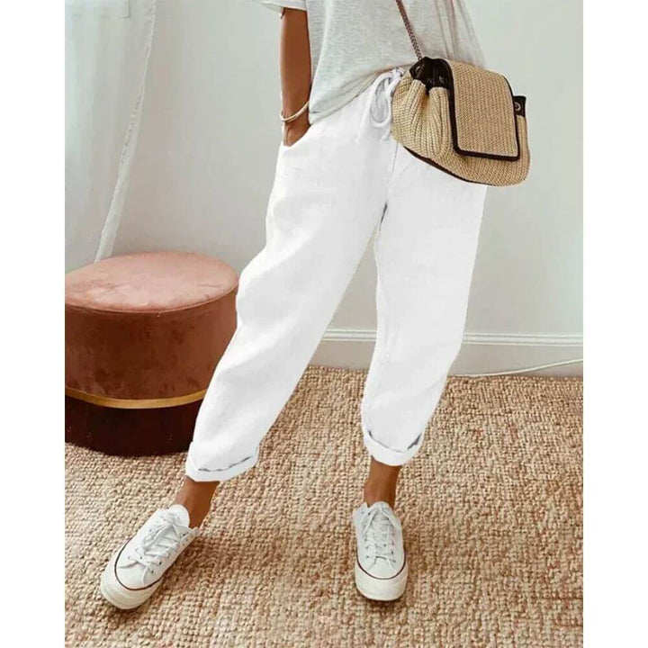 Casual Drawstring Jogger Pants for Women – Relaxed Fit Everyday Trousers