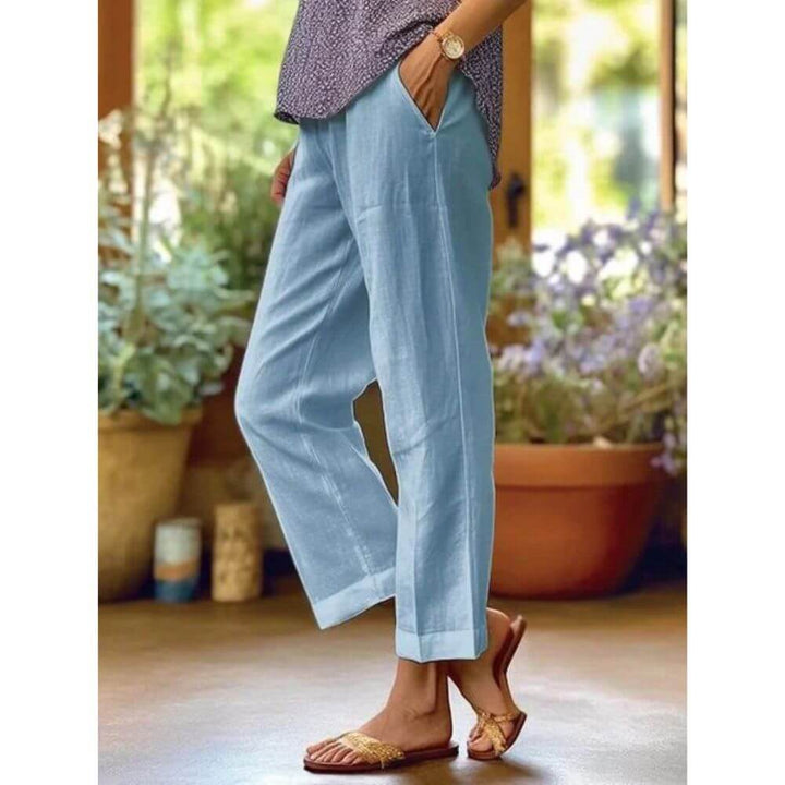 Casual Wide Leg Trousers for Women – Lightweight Summer Trousers