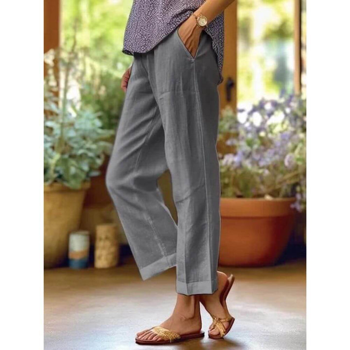 Casual Wide Leg Trousers for Women – Lightweight Summer Trousers