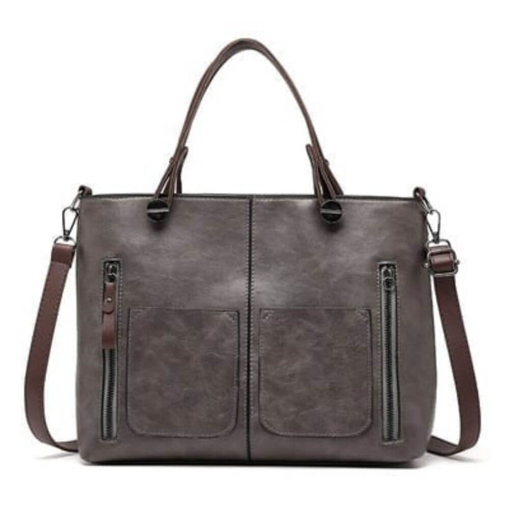 Women’s Shoulder Bag – Structured Everyday Handbag with Zip Closure