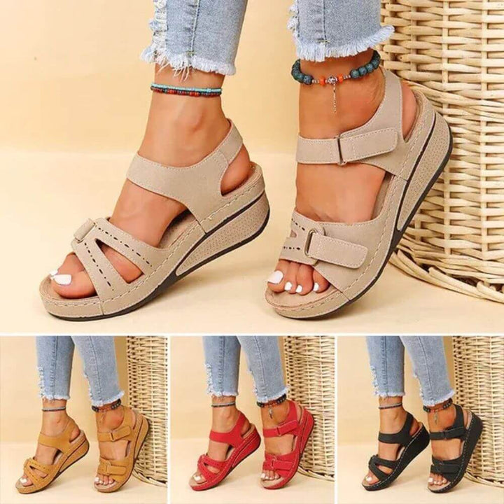 Summer Sandals with Adjustable Straps – Open-Toe Design