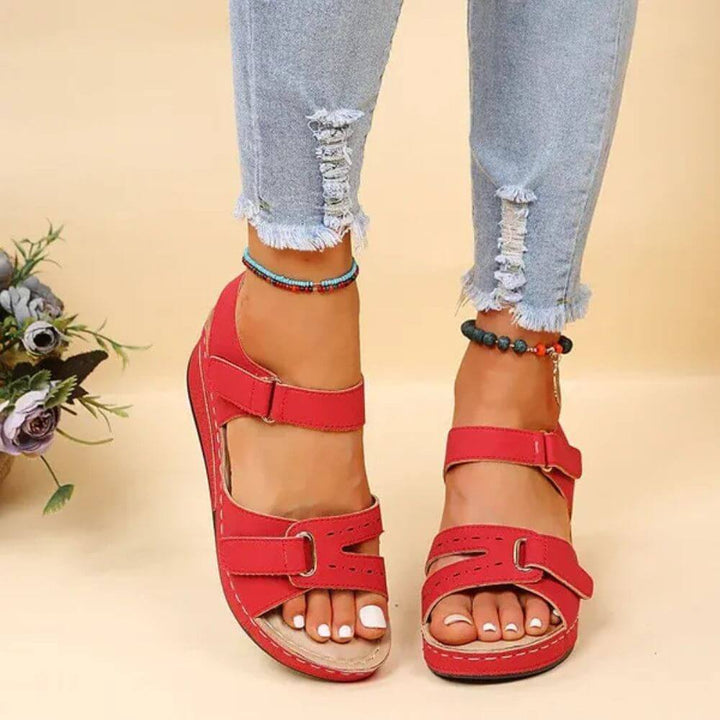 Summer Sandals with Adjustable Straps – Open-Toe Design