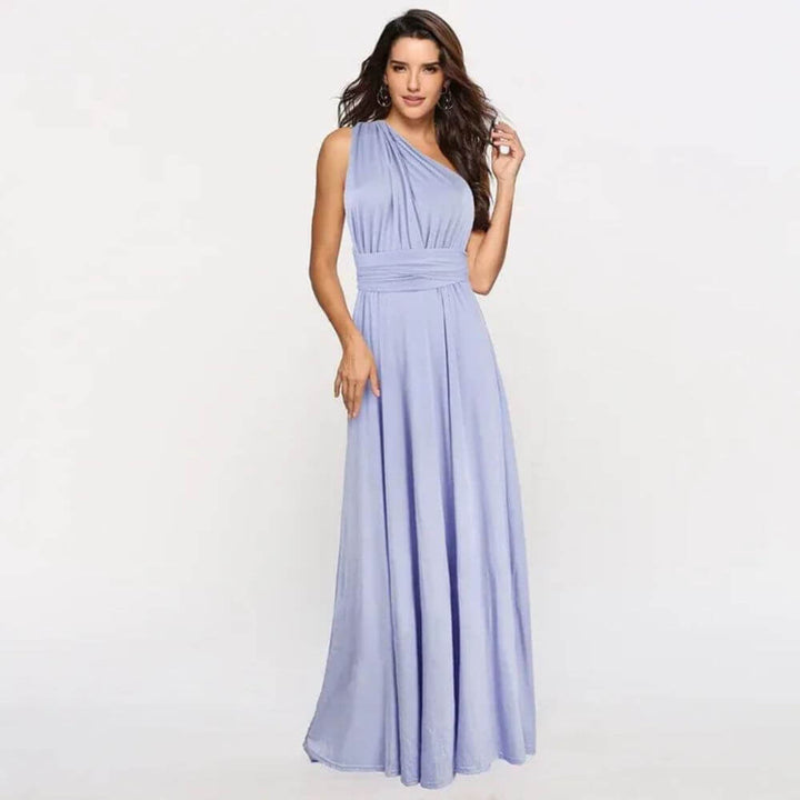 Sleeveless Halter Maxi Dress – Elegant Summer Outfit for Holidays & Casual Occasions