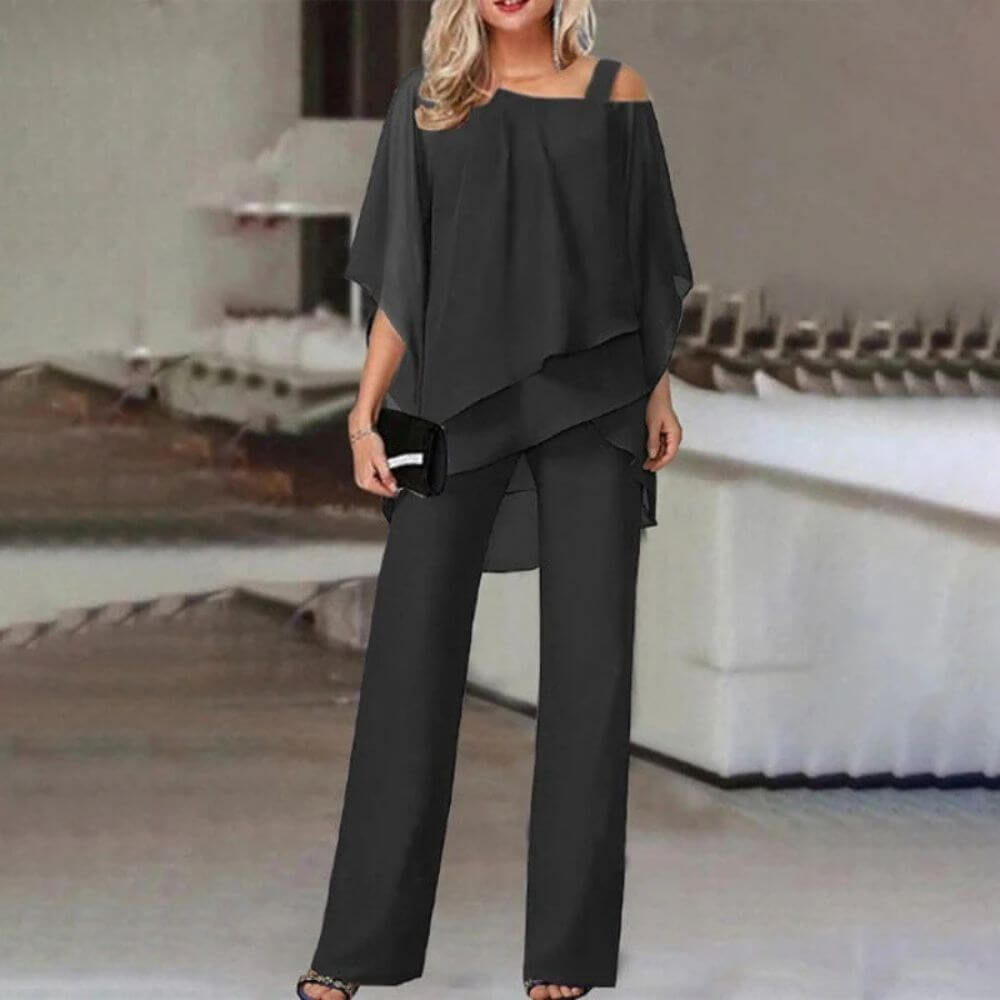Elegant Trouser Suit for Women – Two-Piece Smart Casual Co-Ord Set