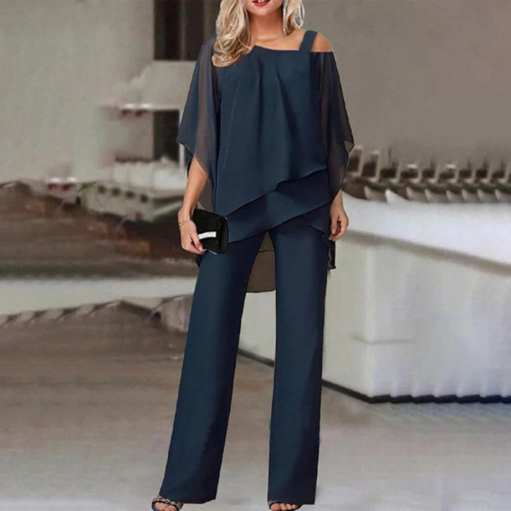 Elegant Trouser Suit for Women – Two-Piece Smart Casual Co-Ord Set