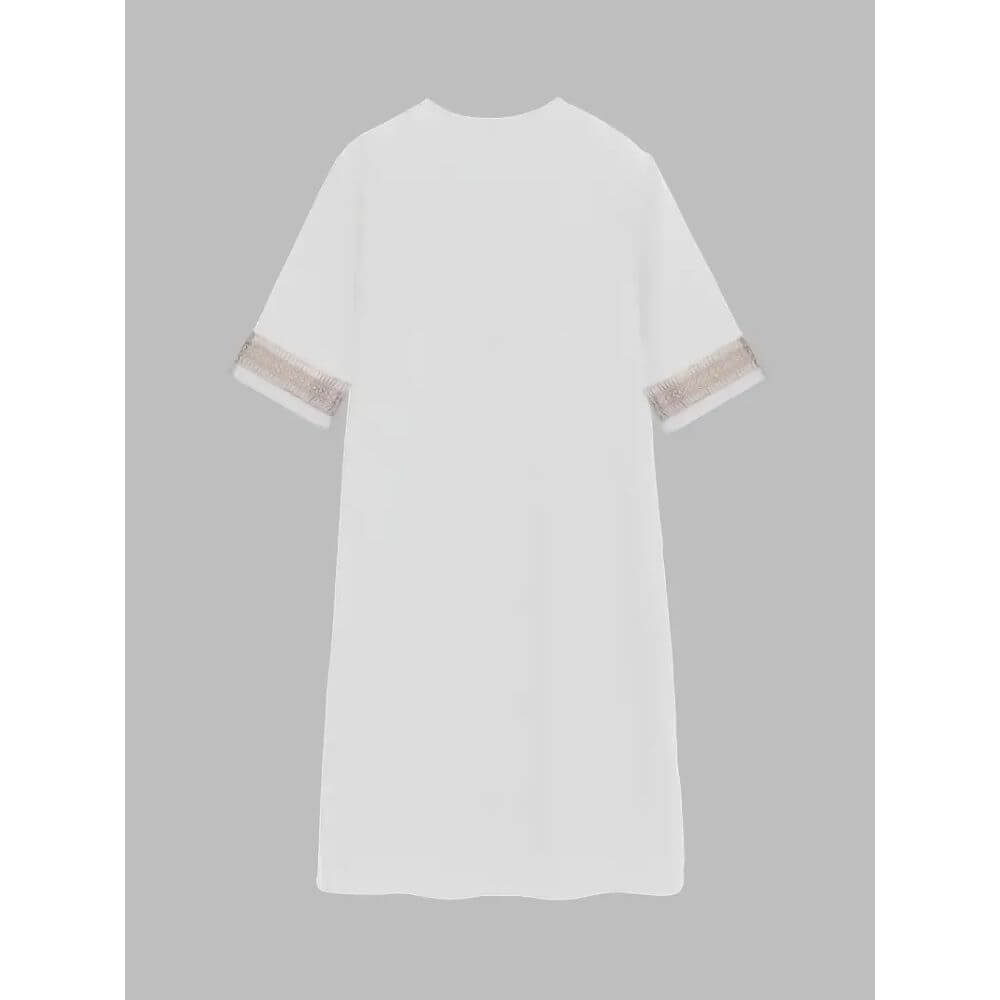 V-Neck Tunic Dress – Casual Loose Fit Summer Style for Women