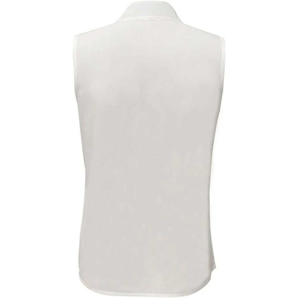Sleeveless Wrap V-Neck Blouse – Elegant Summer Top for Women