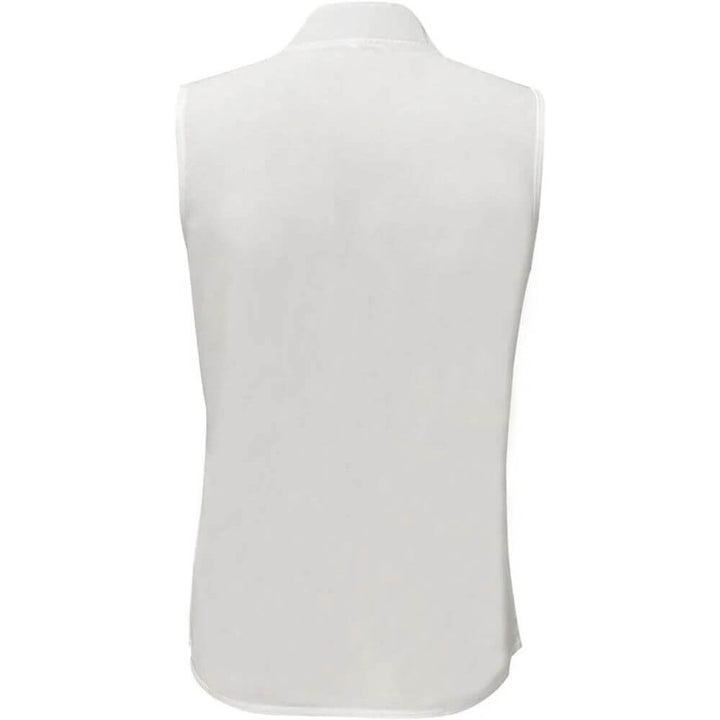 Sleeveless Wrap V-Neck Blouse – Elegant Summer Top for Women