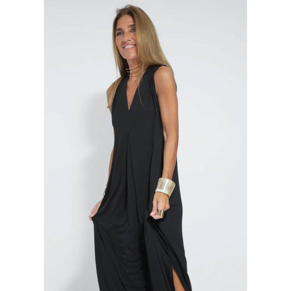 Loose-Fitting Maxi Kaftan Dress for Women – Elegant Flowy Summer Style